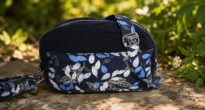 Sac bandoulière bleu marine