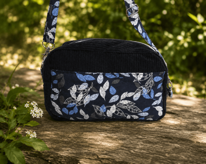 Sac bandoulière bleu marine