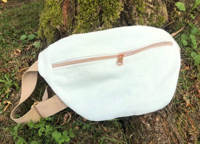 Sac banane vert d'eau 