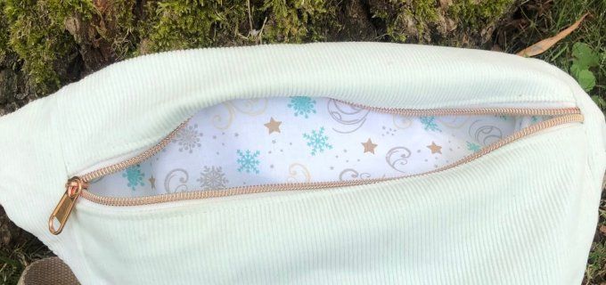 Sac banane vert d'eau 