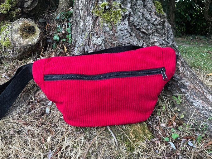 Sac banane rouge
