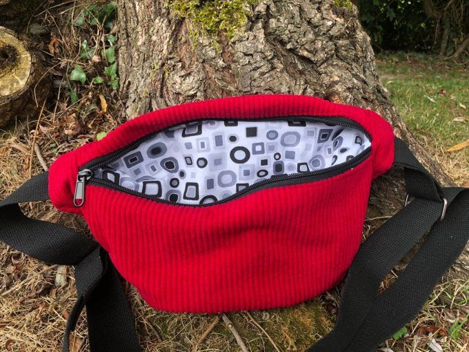 Sac banane rouge
