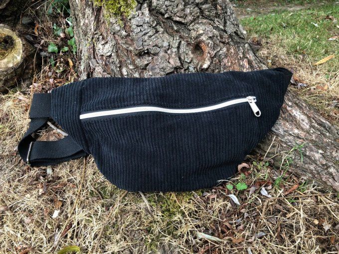 Sac banane noire