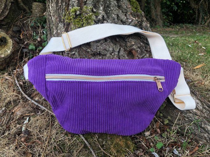 Sac banane mauve 