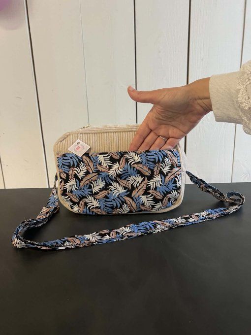 Sac bandoulière beige