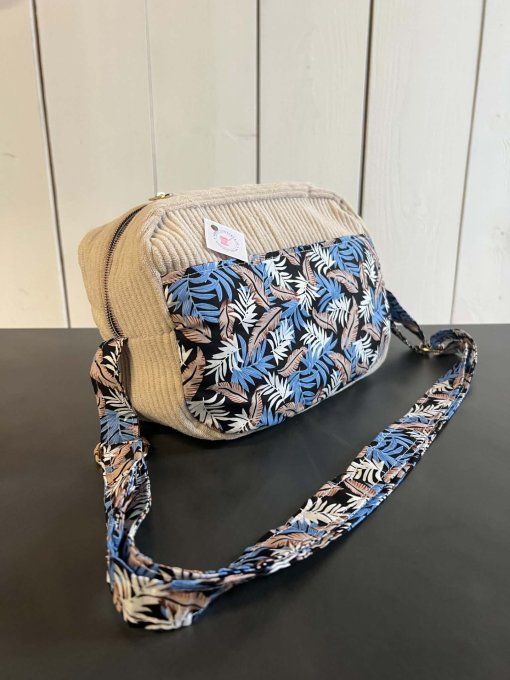 Sac bandoulière beige