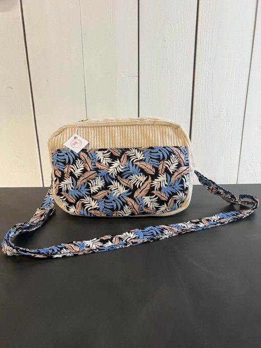 Sac bandoulière beige